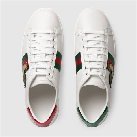 new ace low top sneaker w/ gucci webbing:bianco multi:7 g|Women's Gucci Ace sneaker with Web .